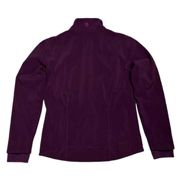 Mountain Hardwear Purple Fleece Lined Shell Waterproof Rain Windbreaker Jacket - Picture 6 of 6